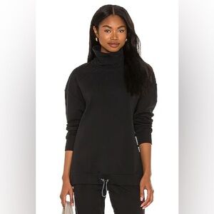 Varley Morrison Turtleneck Sweatshirt Black